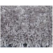 Shag Area Rug - 4' x 6' - Polyester - Silver