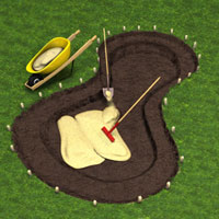 Install the underlayment across the entire surface