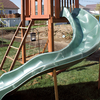 Play structure including a slide