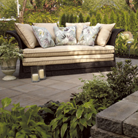 A relaxing respite will need comfortable furniture and privacy.