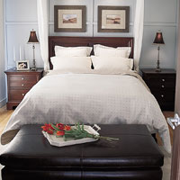 Wooden furniture is great for the bedroom 