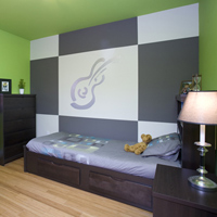 Teen rooms reflect their personalities, hobbies and personal interests.