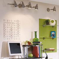 Young people will love adding light sources to change the mood with a flick of the switch.