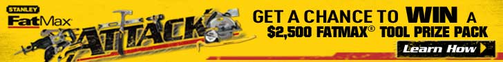 Get a chance to win a $2,500 Fatmax tool prize pack