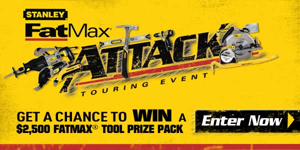 Get a chance to win a $2,500 Fatmax tool prize pack