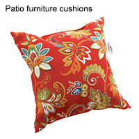 Patio furniture cushions