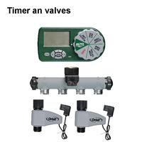 Irrigation system timers are highly recommended.