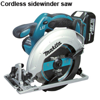 Cordless- sidewinder-saw