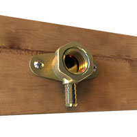 shower elbow install stud ear drop faucet head rona stall