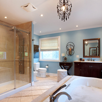 Install a bathroom fan