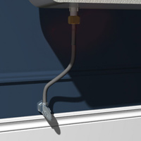 Shut off the water supply before removing the toilet