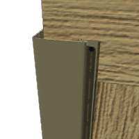 Installer d&rsquo;abord les moulures verticales et les moulures de coin