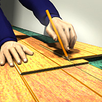 Cutting the last row