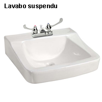 Lavabo suspendu