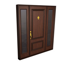 Wood door