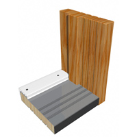 Exterior door cedar frame