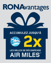 Accumulez jusqu'&agrave; deux fois les milles de r&eacute;compenses AIR MILES md