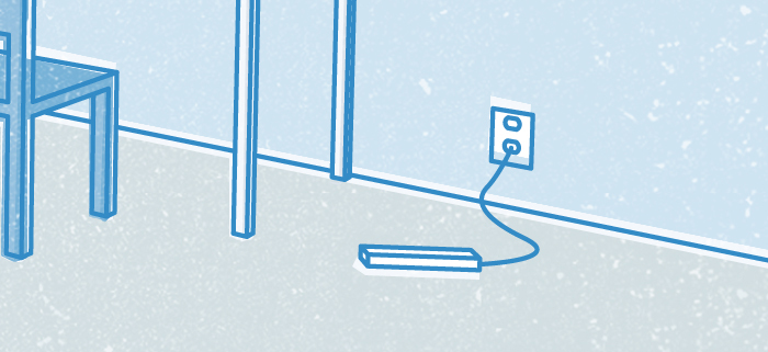 Bedroom and home office power bars