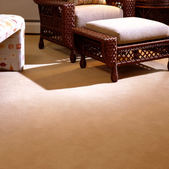 Moquette ou tapis texturé dans la chambre