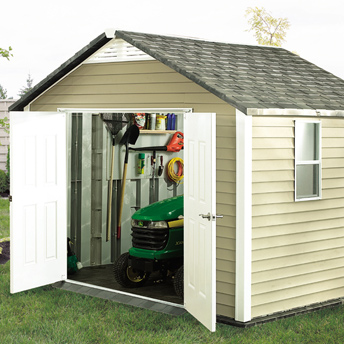 Garden tool shed to assemble