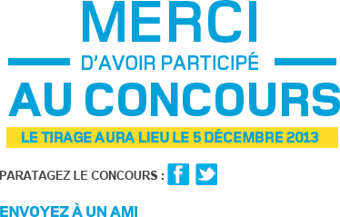 Merci de participé au concours