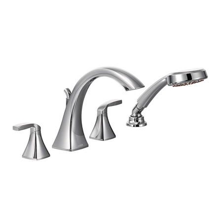 MOEN Adler Robinet de douche monotrou à 4 jets pour salle de bain avec tête  de douche plui