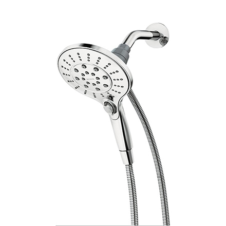 MOEN Adler Robinet de douche monotrou à 4 jets pour salle de bain avec tête  de douche plui