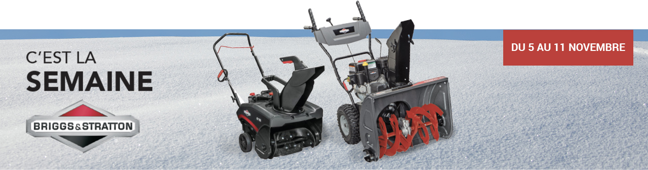 Souffleuse à neige Briggs & Stratton Souffleuse à neige Briggs & Stratton