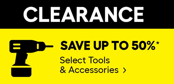 Tools & accessories clearance