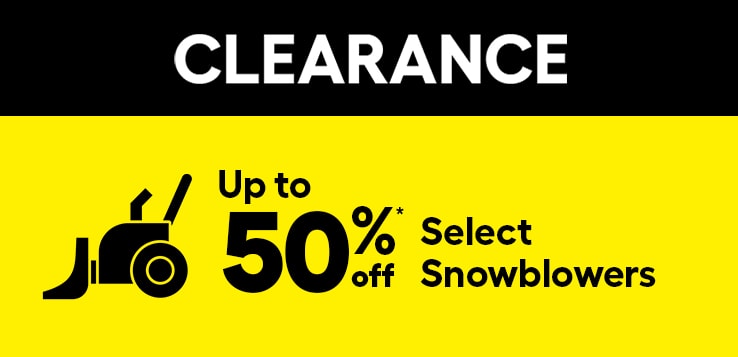 Snowblowers Clearance