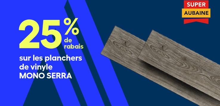 Promo plancher vinyle