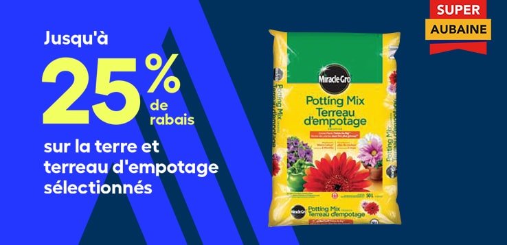 Promo terre et terreau