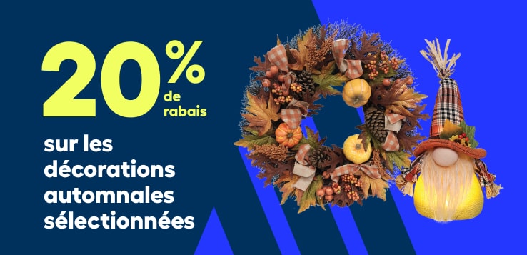 Promo décor d'automne