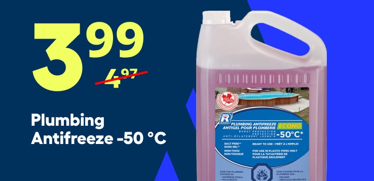 Plumbing antifreeze