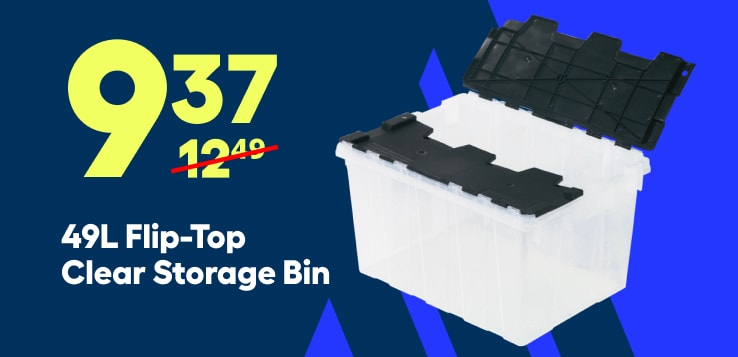 Clear Storage Bin