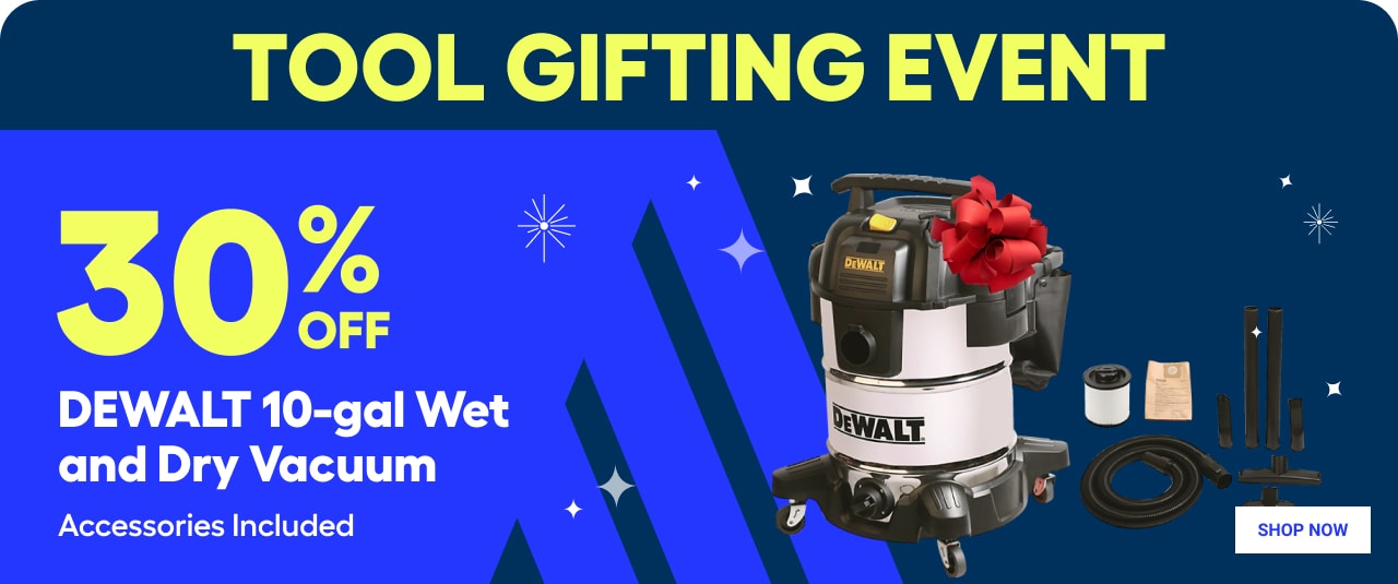 10 gal Dewalt vacuum