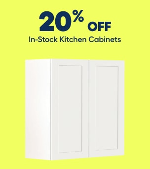 In-stock kitchen cabinets