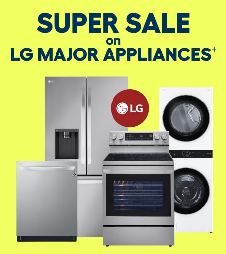 Super Sale on LG Major Appliances