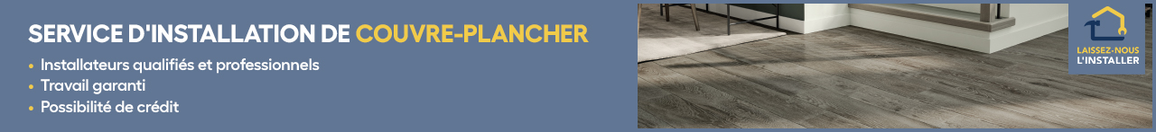Installation de couvre-plancher