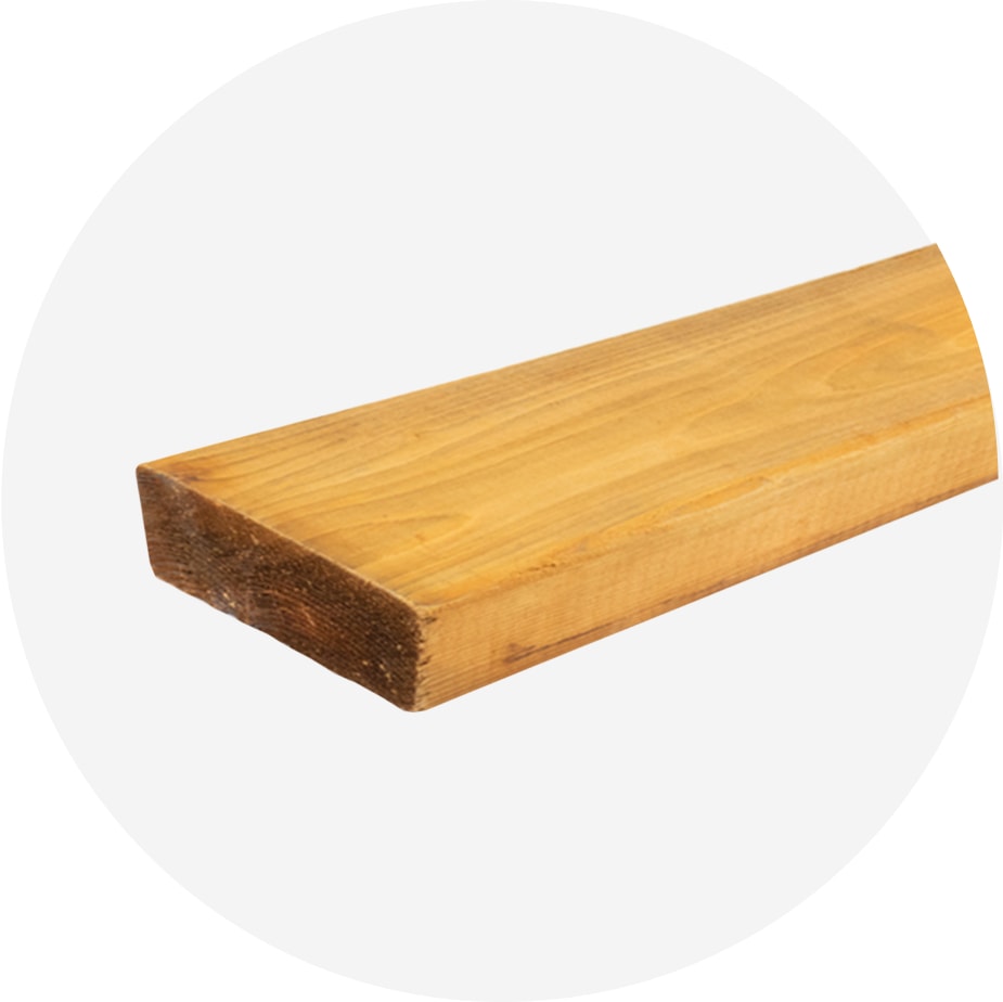 Pressure-treated lumber