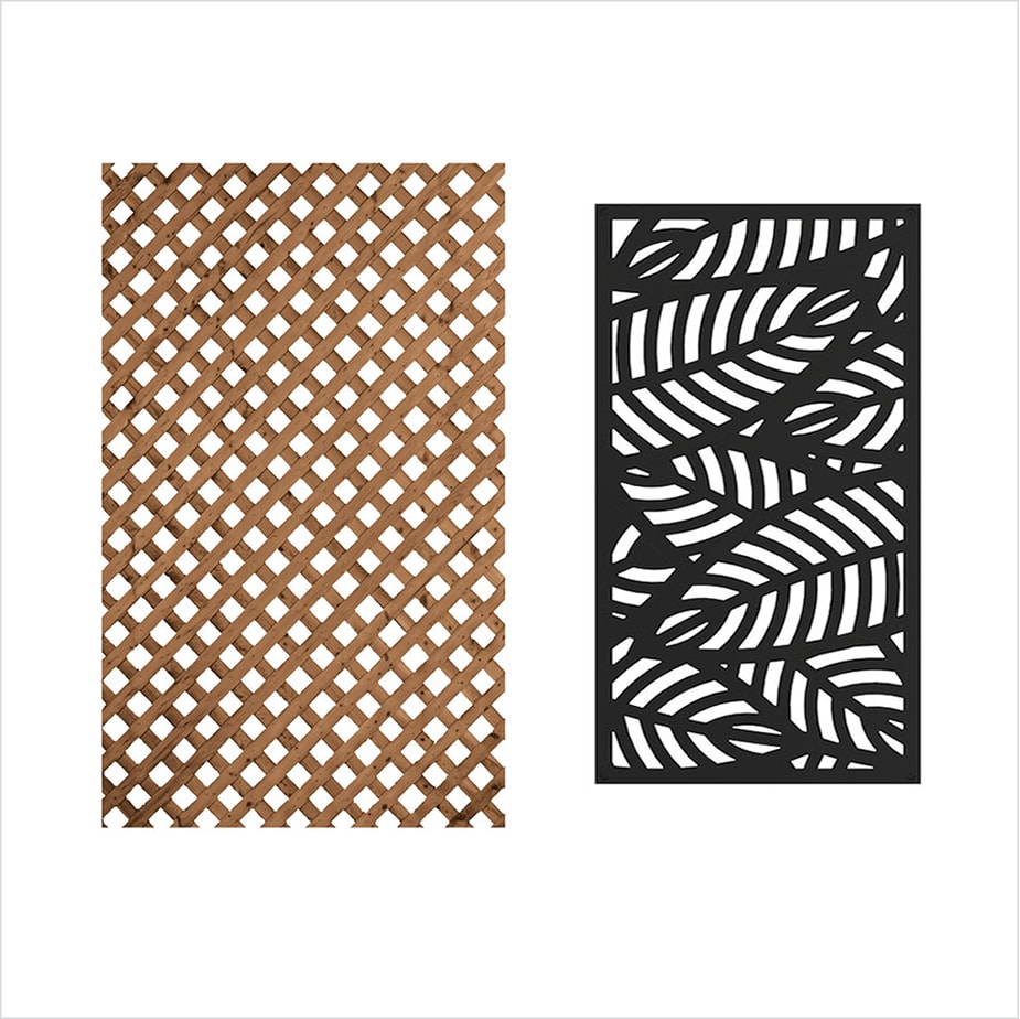 Lattice and privacy panels