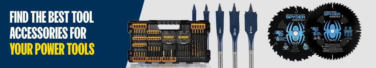 Find the best tool accessories for your power tools