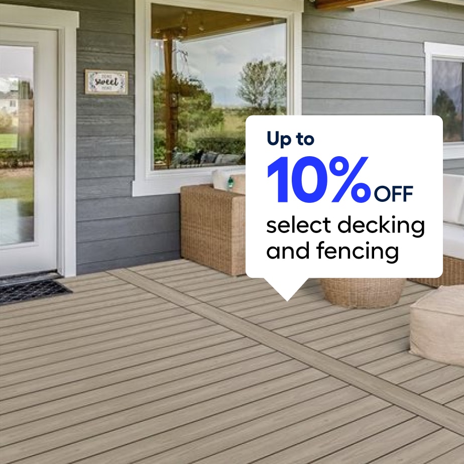 Decking and fencing supplies deals