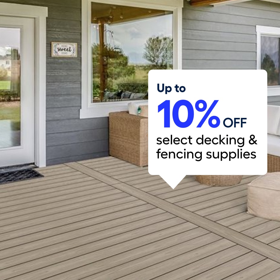 Decking and fencing supplies deals