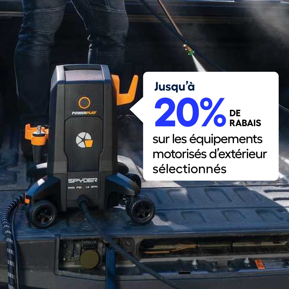 Offres sur les équipements motorisés d’extérieur
