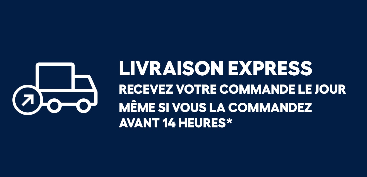 Livraison le jour même