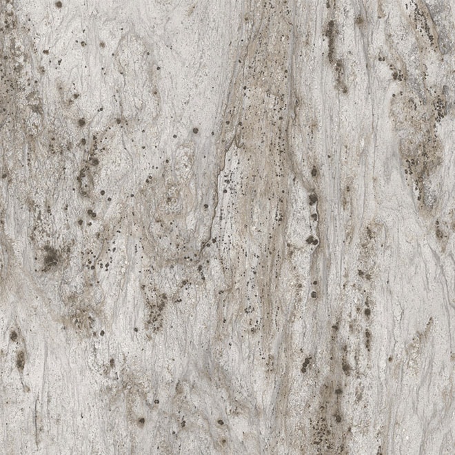 Countertop with large grey and gold veins