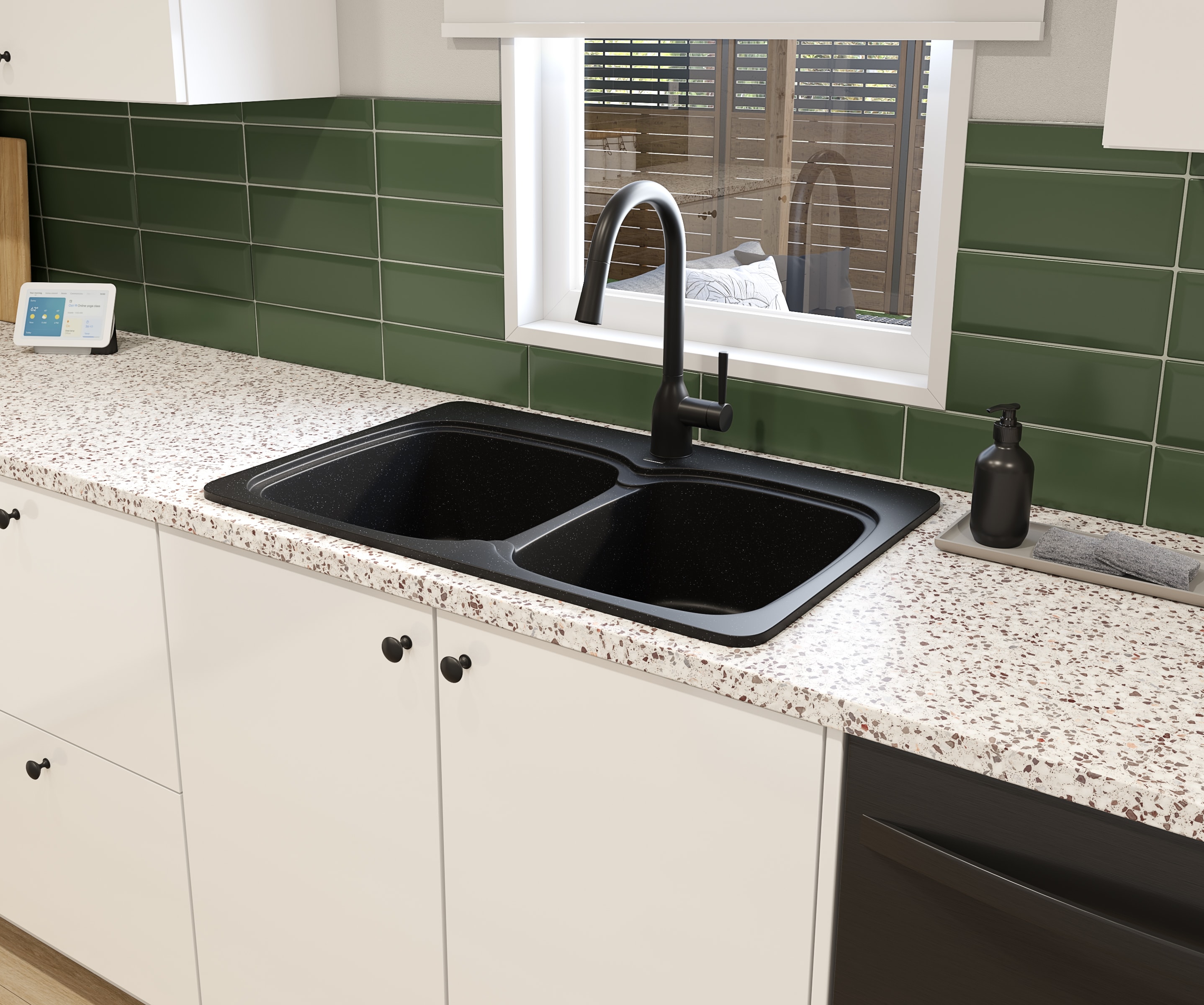 Matte black kitchen faucet and sink Matte black kitchen faucet and sink