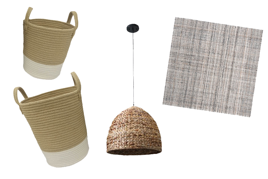 Boho accessories for a laundry room Boho accessories for a laundry room