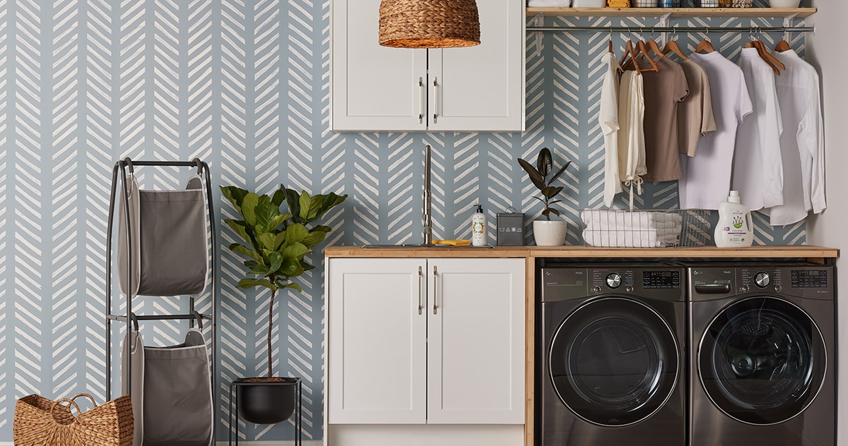 Blog Loads of Laundry Room Wallpaper Ideas  Tempaper  Co